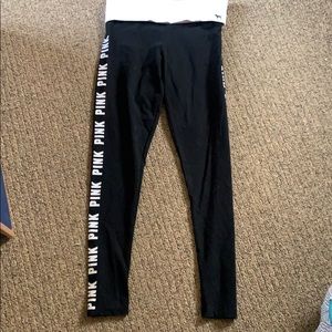 pink Victoria’s secret leggings